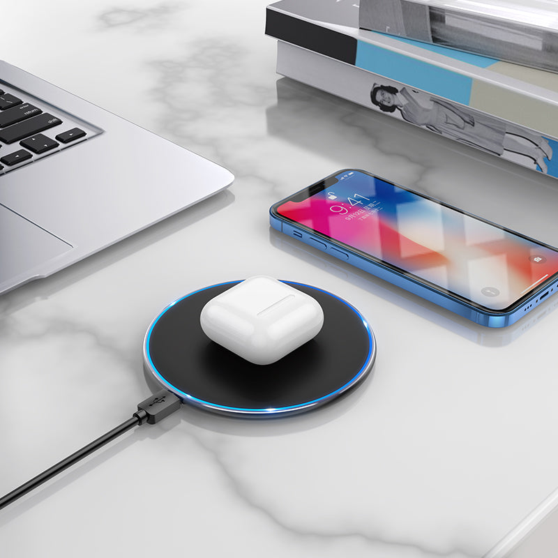 Chargeur Réseau Sans Fil Borofone BQ3 Pro, 15W, 1.67A, Noir