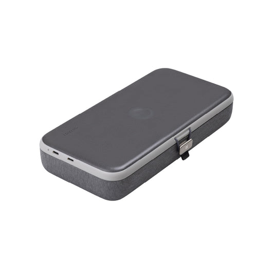 Draadloze Netwerkoplader Edizard PowerCube 3in1, 65W, 3.25A, 1 x USB-C, Gri