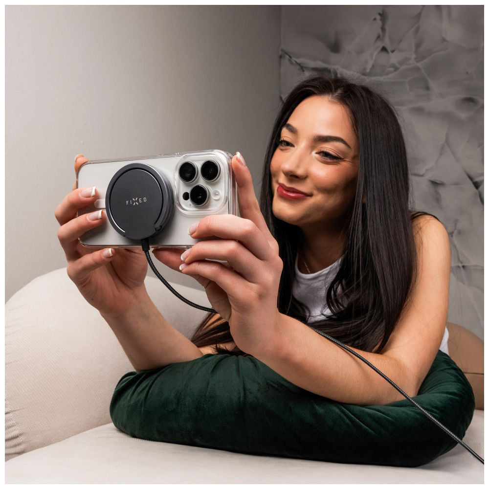 Wireless-Netzladegerät Fixed Ring, 15W, 1.67A, Grau