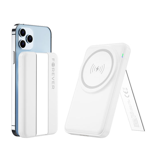 Forever MACS-100 5in1 Wireless Netzladegerät, 20W, 3A, 1 x USB-A, Weiß