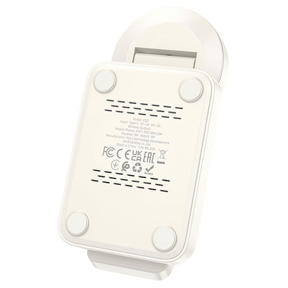 Draadloze Netwerkoplader HOCO CQ3 3in1, 15W, 1.67A, Wit