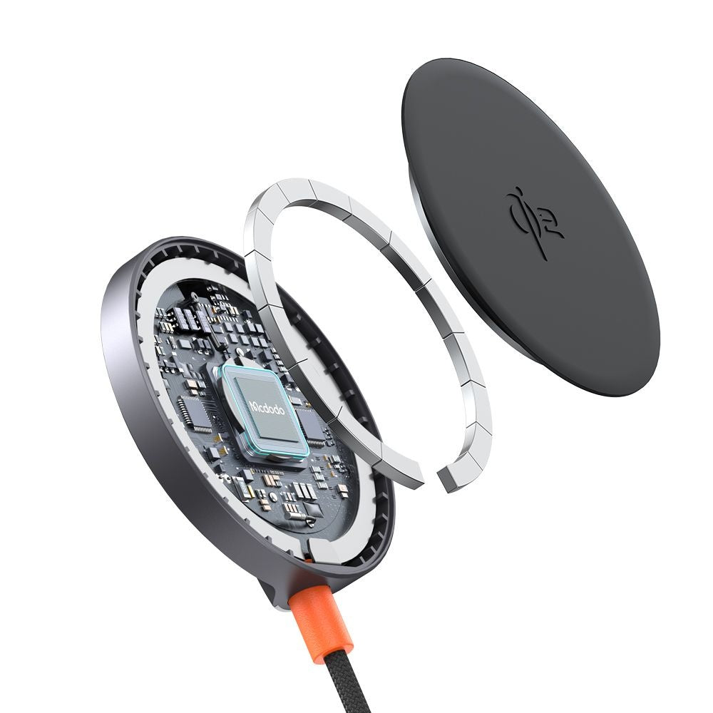 Chargeur Réseau Sans Fil McDodo CH-2860 MagQ, 15W, 1.67A, Noir