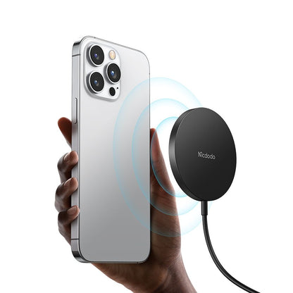 Drahtloses Netzladegerät McDodo CH-4360 Moon, 15W, 1.67A, Schwarz