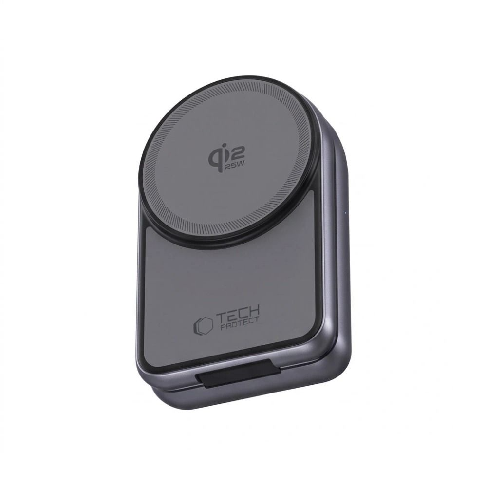 Chargeur Secteur Sans Fil Tech-Protect A53 3en1, 25W, Gris