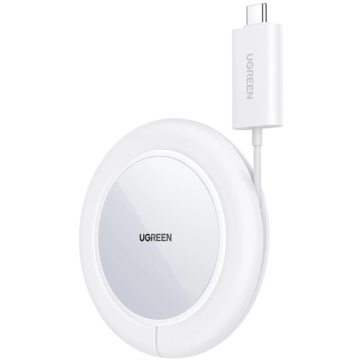 Chargeur Secteur Sans Fil UGREEN CD245 (40123), 15W, 1.67A, Blanc