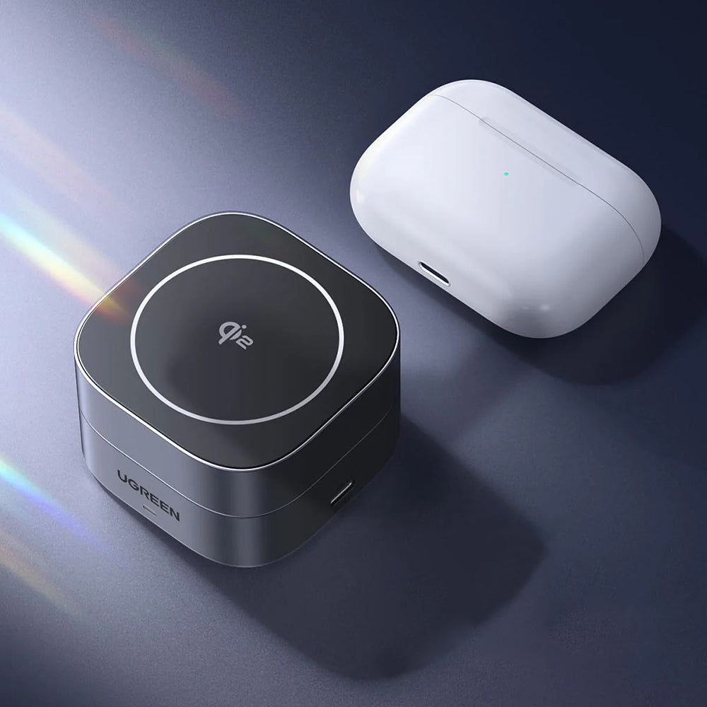 UGREEN W702 3in1 Wireless Netzladegerät, 20W, 1.67A, 1 x USB-C, Schwarz
