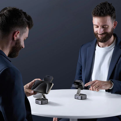 UGREEN W702 3in1 Wireless Netzladegerät, 20W, 1.67A, 1 x USB-C, Schwarz