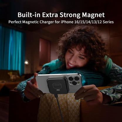 Draadloze Netwerkoplader XO Design CX035 3in1, 15W, 1.67A, Zwart