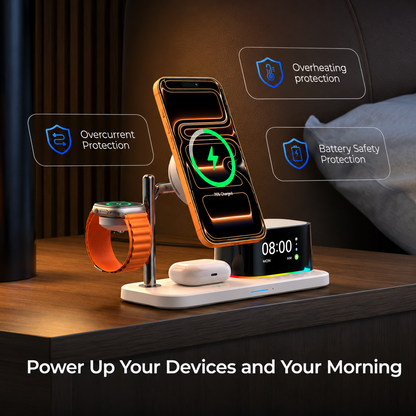 Draadloze Netlader XO Design CX045 3in1, 25W, Zwart