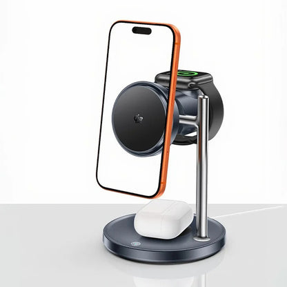 Drahtloses Netzladegerät Yesido DS40 3in1, 25W, 1.67A, Schwarz