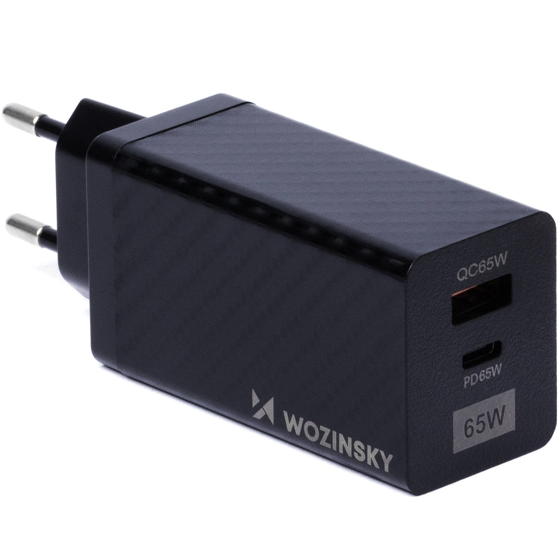 Netwerkoplader WZK WWCG01, 65W, 3A, 1 x USB-A - 1 x USB-C, Zwart 