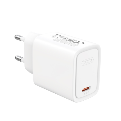 Chargeur secteur XO Design CE53, 30 W, 3 A, 1 x USB-C, blanc