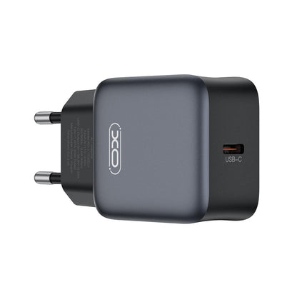 Netzladegerät XO Design L155, 30W, 3A, 1 x USB-C, Schwarz
