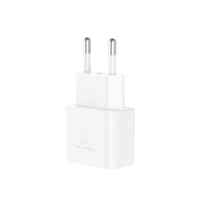 Chargeur Réseau XO Design L167, 25W, 3A, 1 x USB-C, Blanc