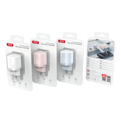 Netwerkoplader XO Design L150, 30W, 3A, 1 x USB-C, Wit