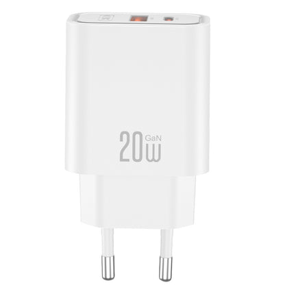 Chargeur Secteur XO Design CE40, 20W, 3A, 1 x USB-A - 1 x USB-C, Blanc