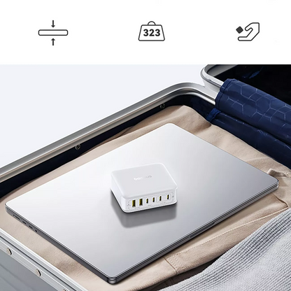 Baseus EnerFill FH21 Oplaadstation, 120W, 2 x USB-A - 4 x USB-C, Wit E0120T01
