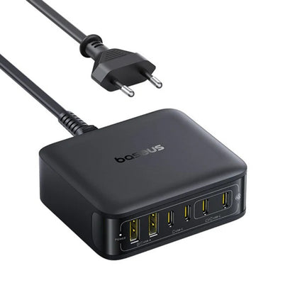 Baseus EnerFill FH21 Oplaadstation, 120W, 3.25A, 2 x USB-A - 4 x USB-C, Zwart E0120T00