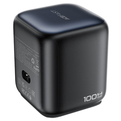 Ladestation mit USB-C-Kabel Acefast Z10, 100W, 1 x USB-A - 2 x USB-C, Schwarz