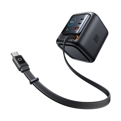 Oplaadstation met USB-C-kabel Mcdodo FreeGo CH-1391 Display, 100W, 5A, 1 x USB-A - 2 x USB-C, Zwart