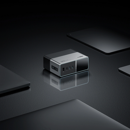 Ladegerät Station Cuktech TA3005U, 300W, 1 x DC - 1 x USB-A - 3 x USB-C, Grau