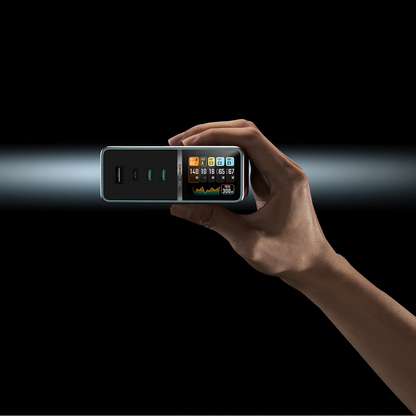 Ladegerät Station Cuktech TA3005U, 300W, 1 x DC - 1 x USB-A - 3 x USB-C, Grau