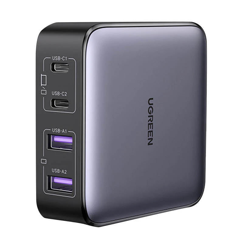 Chargeur Station UGREEN CD327 Nexode, 65W, 3.25A, 2 x USB-A - 2 x USB-C, Noir