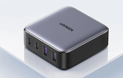 Chargeur Station UGREEN CD327 Nexode, 65W, 3.25A, 2 x USB-A - 2 x USB-C, Noir