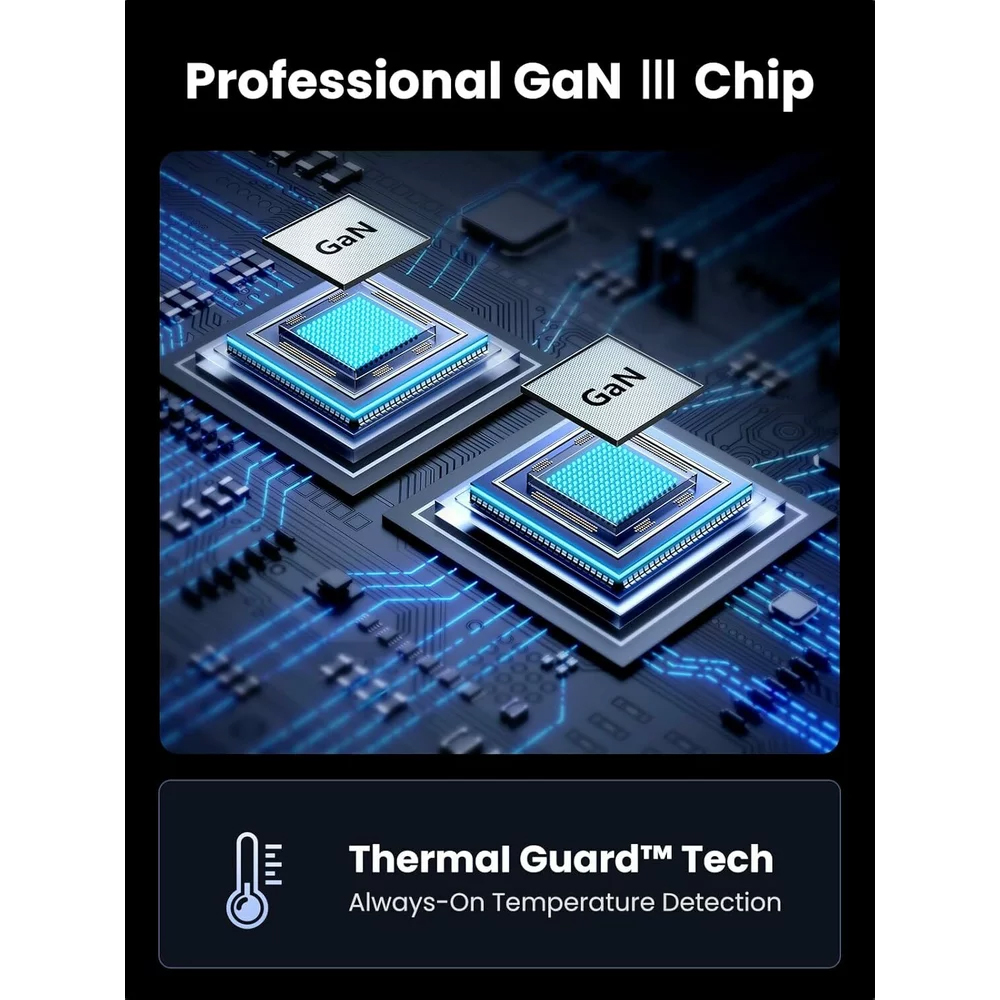 Chargeur Station UGREEN CD333 Nexode, 300W, 5A, 1 x USB-A - 4 x USB-C, Gris, Reconditionné