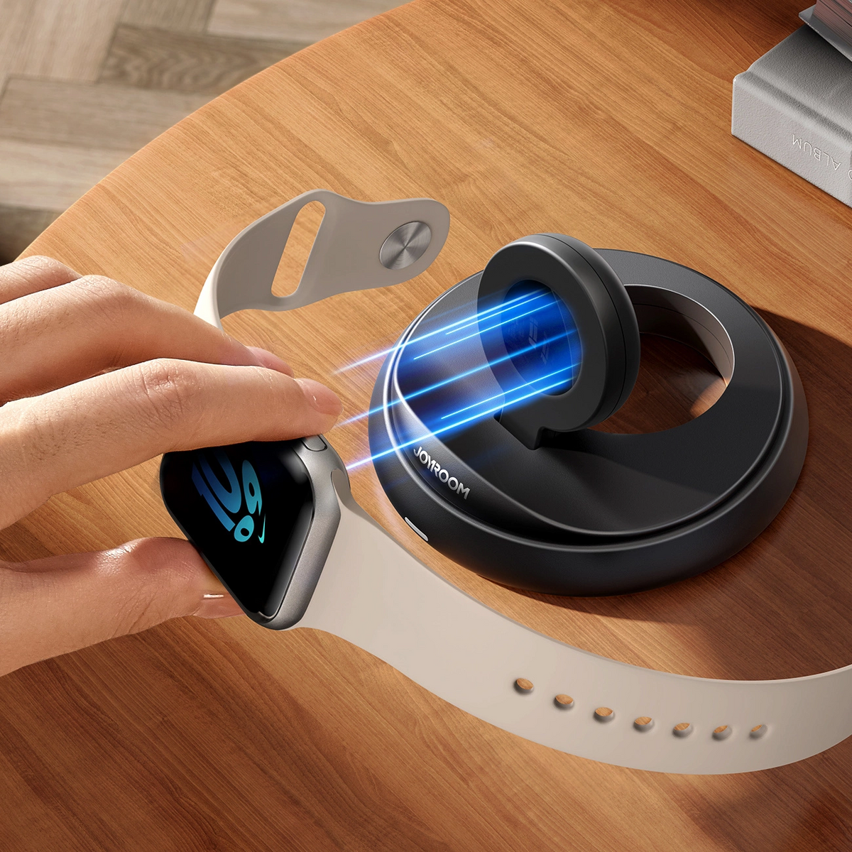 Joyroom JR-W12 Wireless-Ladegerät für Apple Watch Series, Schwarz
