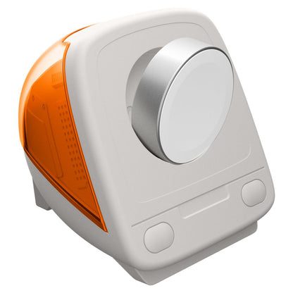 Spigen C1 Classic Houder voor Draadloze Apple Watch Series Oplader, Oranje