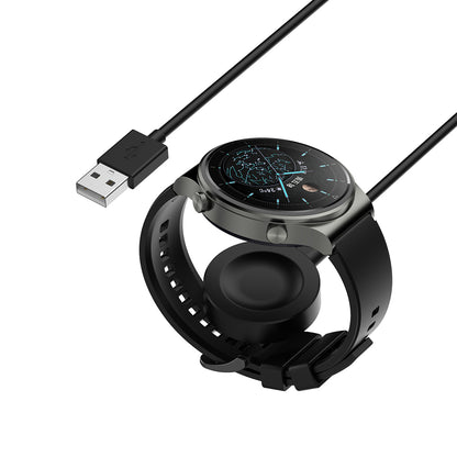 Wireless-Ladegerät Techsuit THC1 für Honor Watch / Huawei Watch Series, USB-A, Schwarz