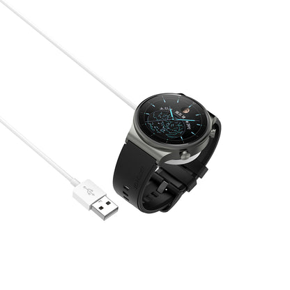 Wireless-Ladegerät Techsuit THC1 für Huawei Watch Series, USB-A, Weiß