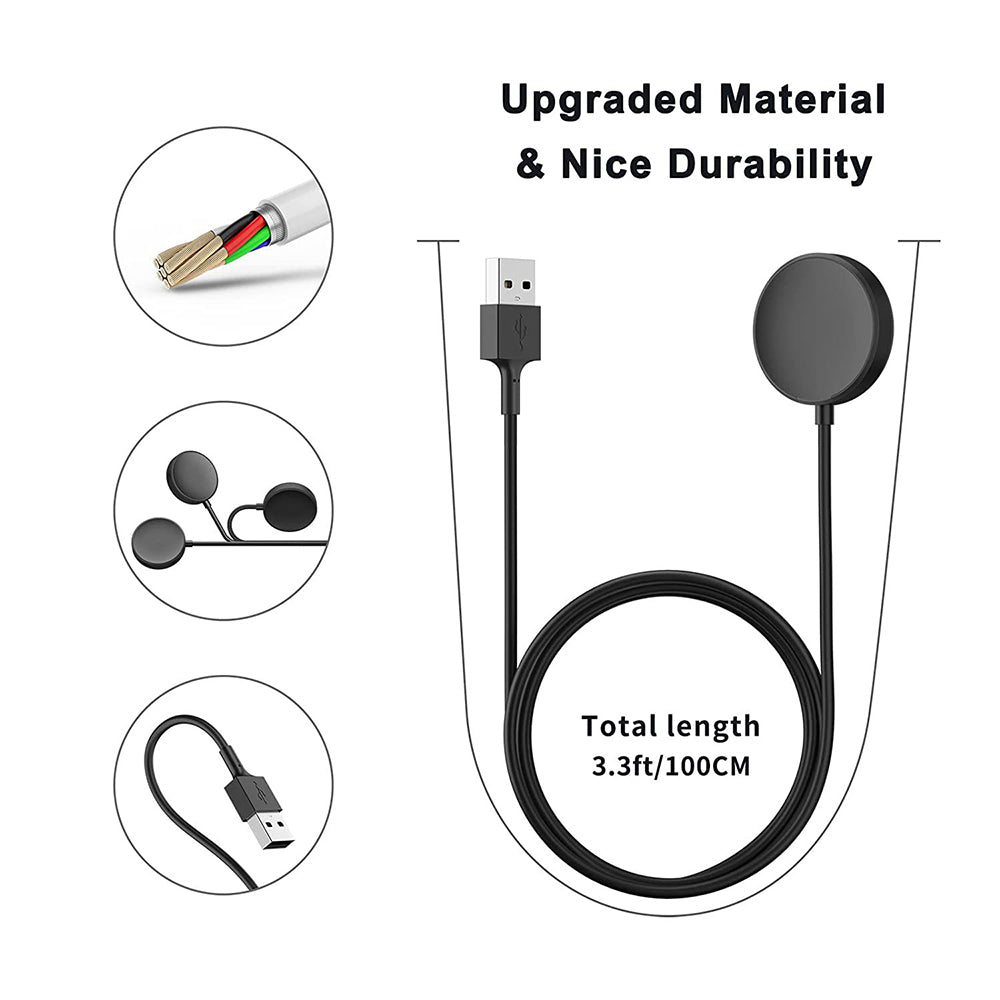 Wireless-Ladegerät Techsuit TSC11 für Samsung Galaxy Watch Series, USB-A, Schwarz