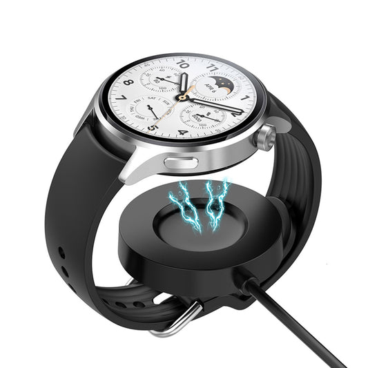 Draadloze Oplader Techsuit TXC6 voor Xiaomi Watch S1 Pro, USB-A, Zwart