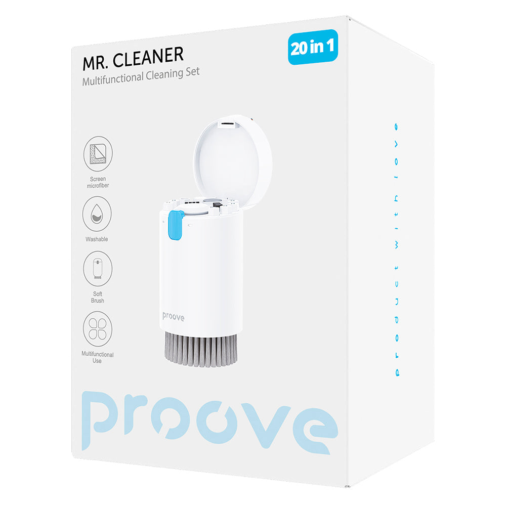 Proove Mr.Cleaner Schoonmaakinstrument, 20in1, Wit