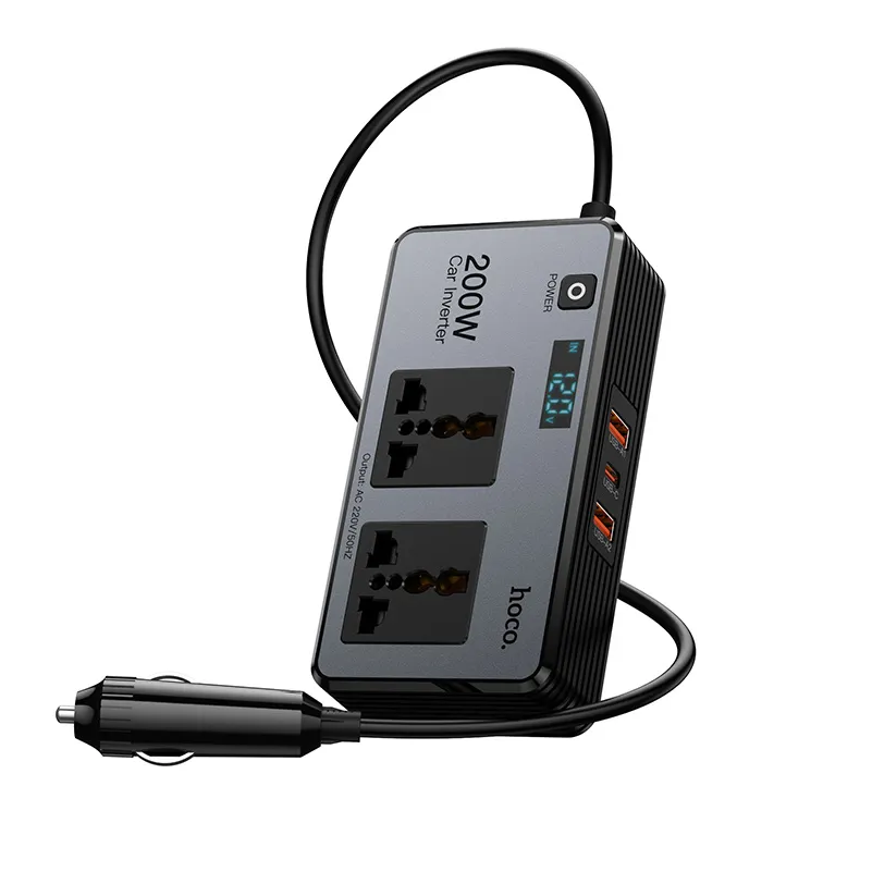 Inverseur électrique automobile HOCO Z66, 200W