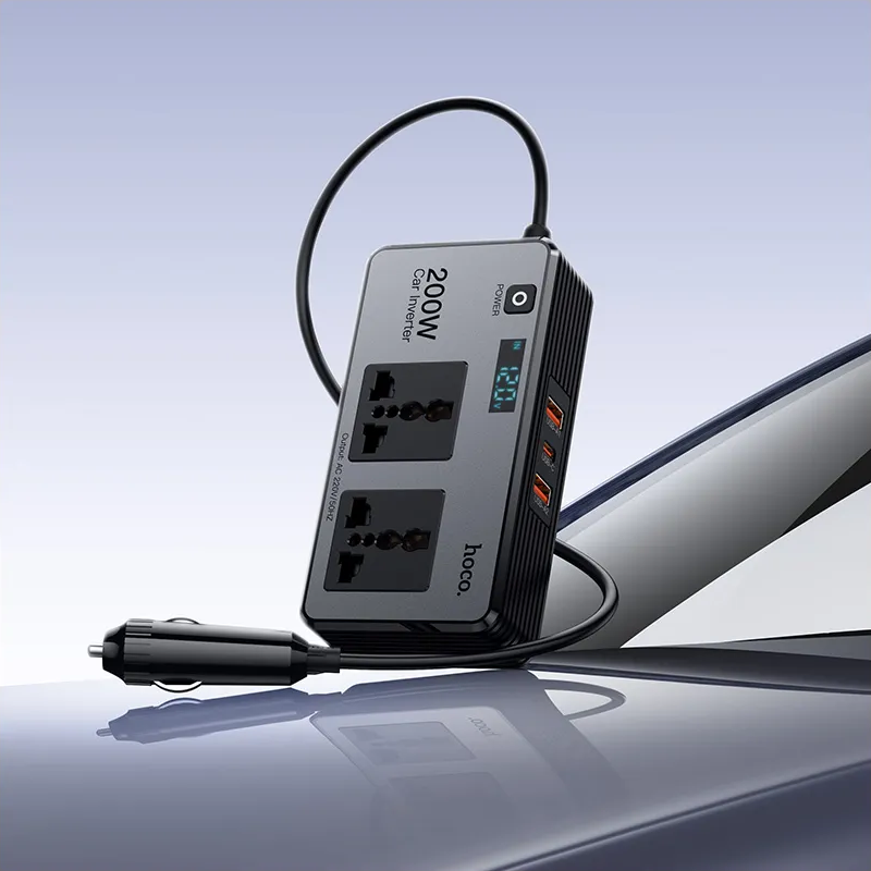 Inverseur électrique automobile HOCO Z66, 200W
