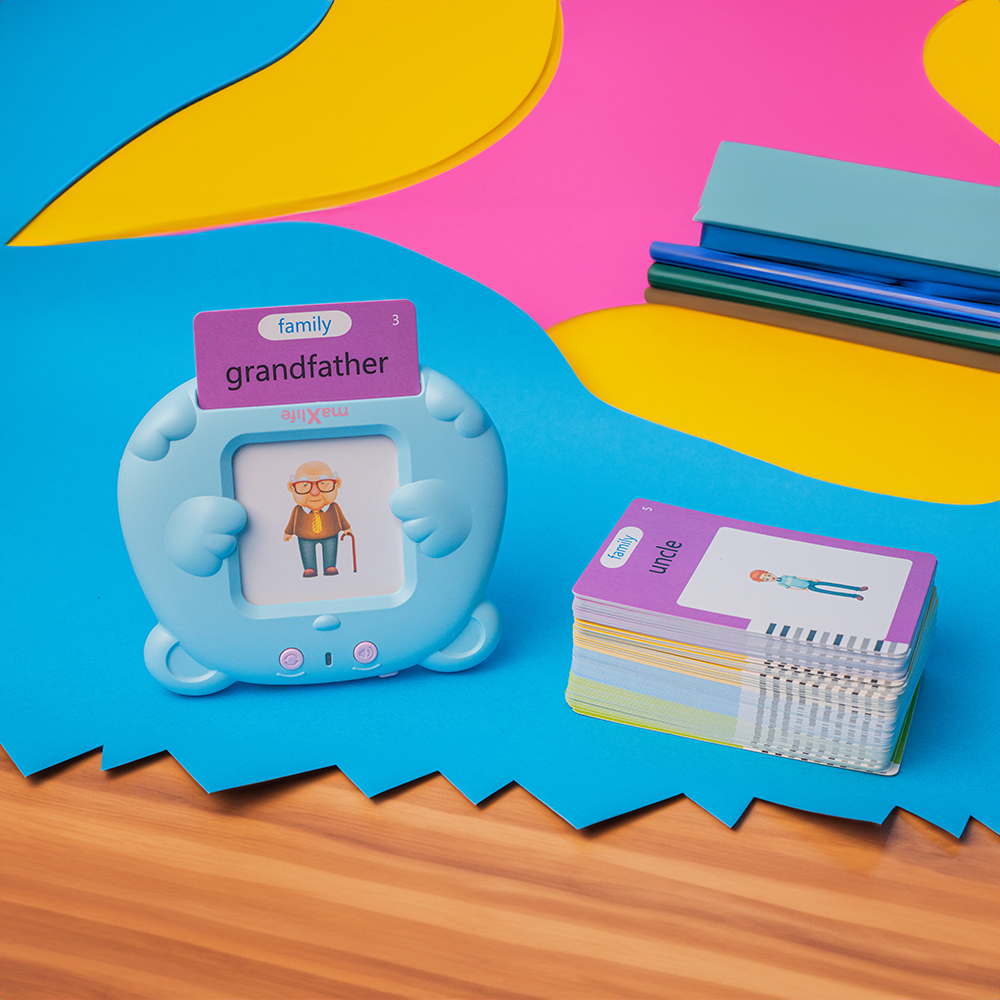 Educatief speelgoed MaXlife MXLD-100 voor het leren van Engelse woorden, Blauw