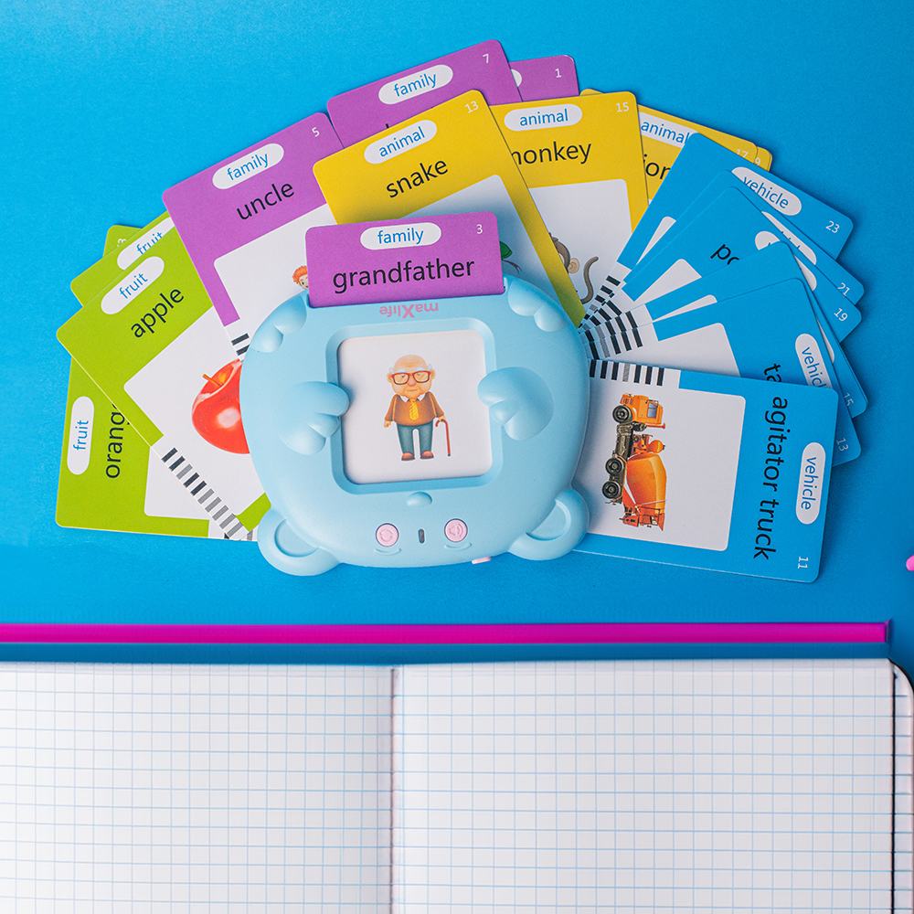 Educatief speelgoed MaXlife MXLD-100 voor het leren van Engelse woorden, Blauw