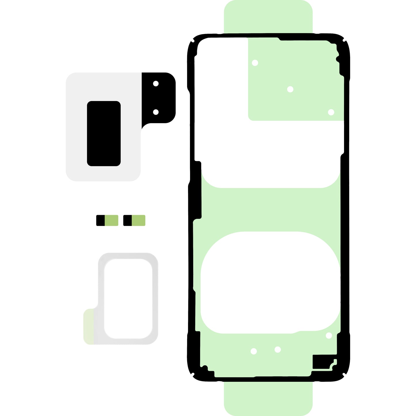 Samsung Galaxy S20+ 5G G986 / S20+ G985 Battery Cover Adhesive Kit, Service Pack GH82-22135A
