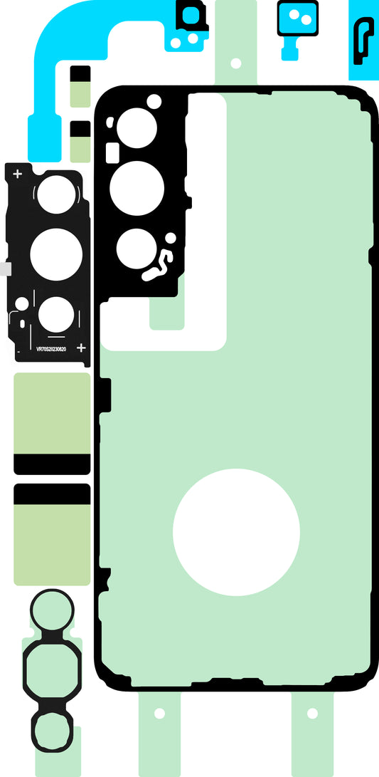 Kit Lijm Batterij Cover Samsung Galaxy S22 5G S901, Service Pack GH82-27496A