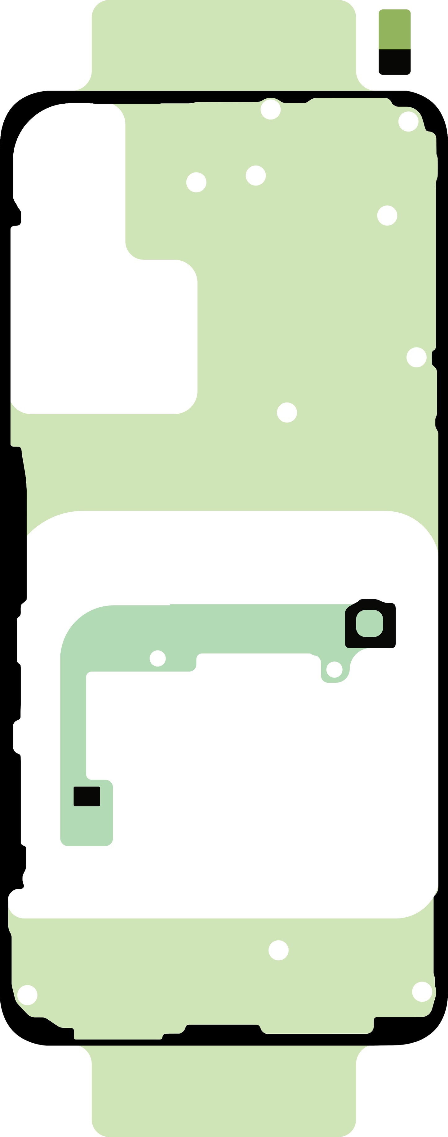 Lijmkit Batterijklep Samsung Galaxy S24 S921, Service Pack GH82-33293A