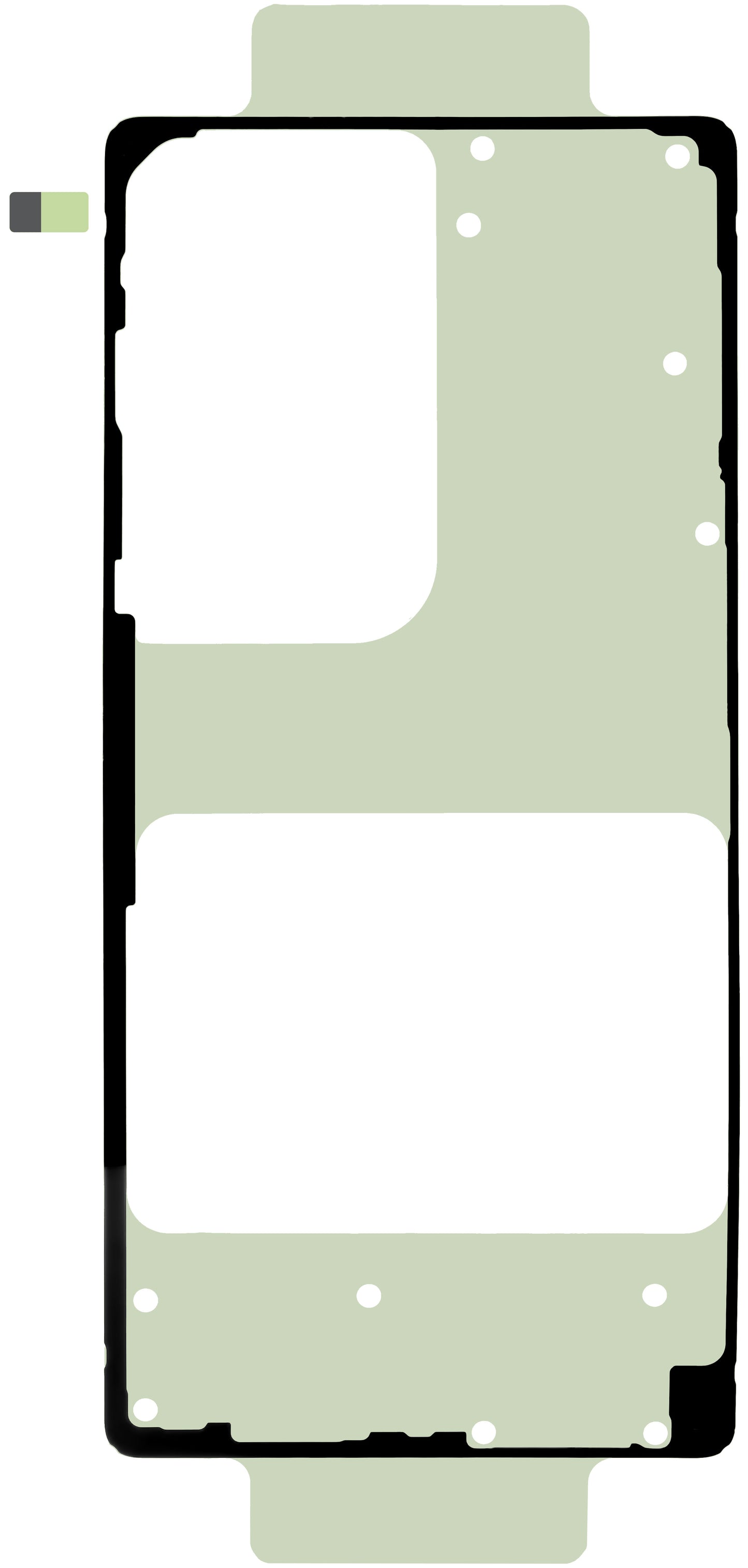 Kit Lijm Batterijdeksel Samsung Galaxy S25 Ultra S938, Service Pack GH82-36520A