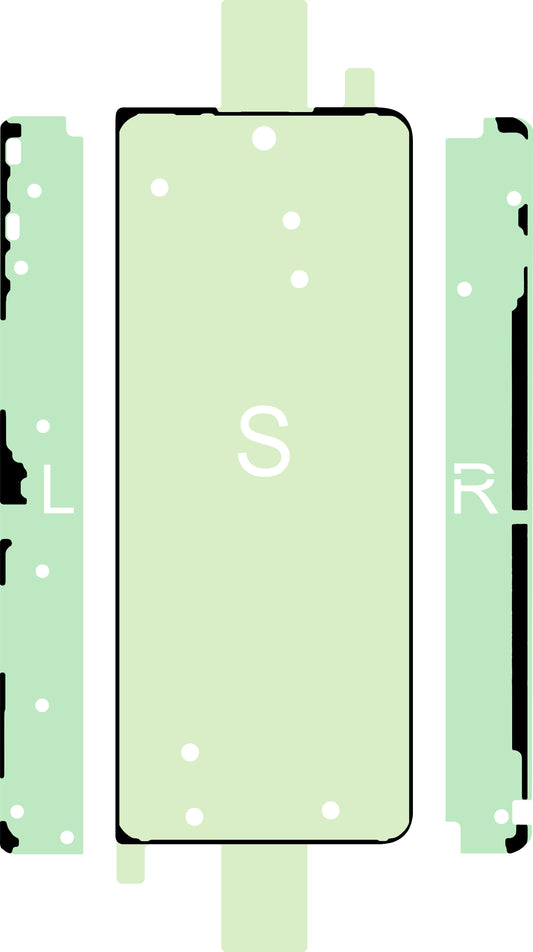 Kit Lijm Display Samsung Galaxy Z Fold4 F936, Sub Outer, Service Pack GH82-29454A
