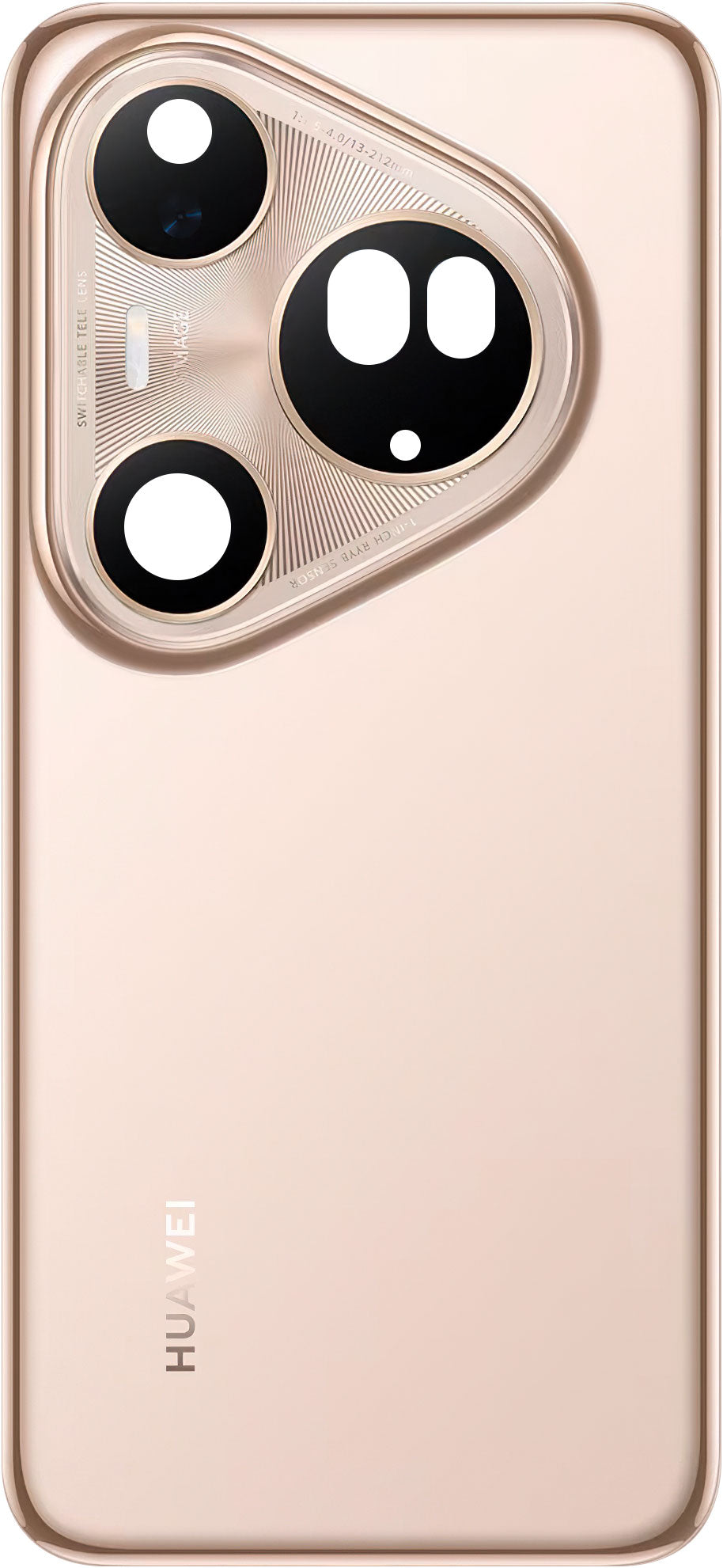 Kit Batterijkap Huawei Pura 80 Ultra Prestige Gold Service Pack en Toegewijde Service-instrumenten
