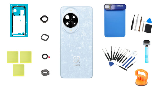 Kit Batterijklep Huawei nova 14 Pro Crystal Blue Service Pack en Toegewijde Service-instrumenten