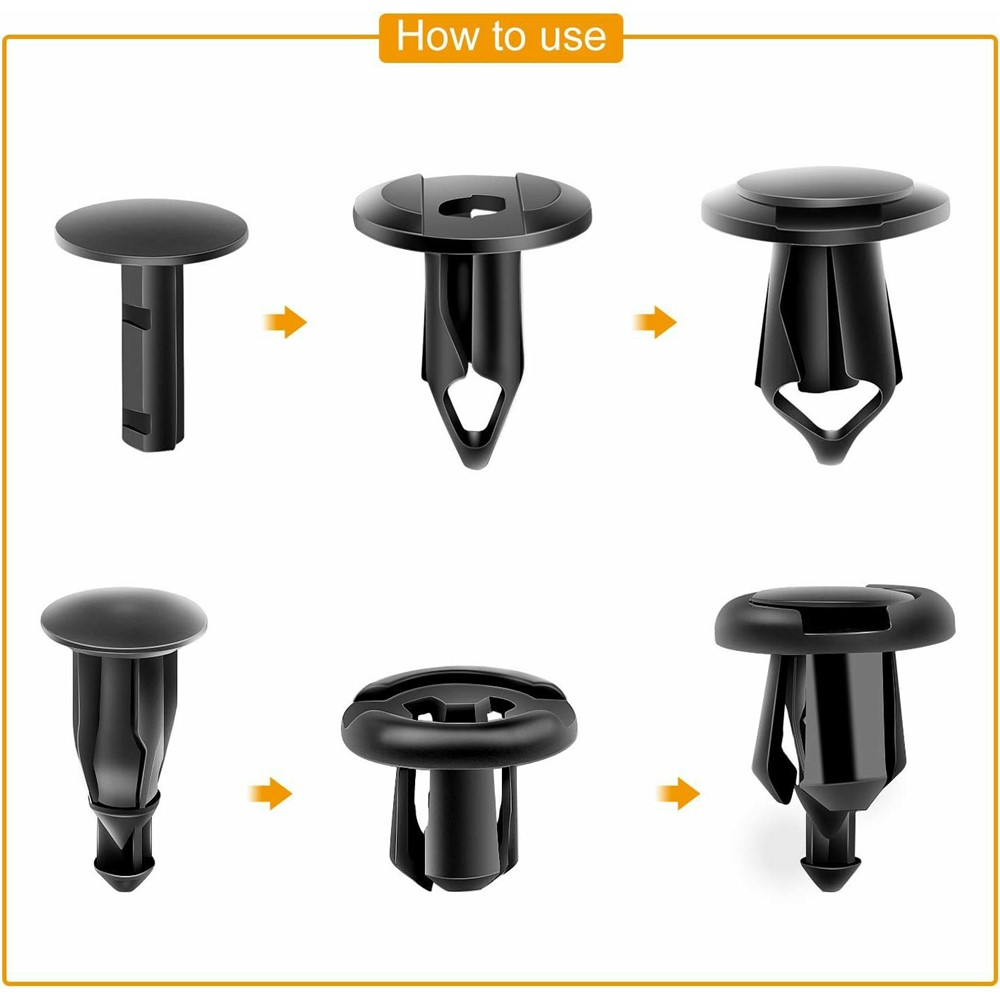 OEM Auto Clips / Klemmen Kit, 200in1