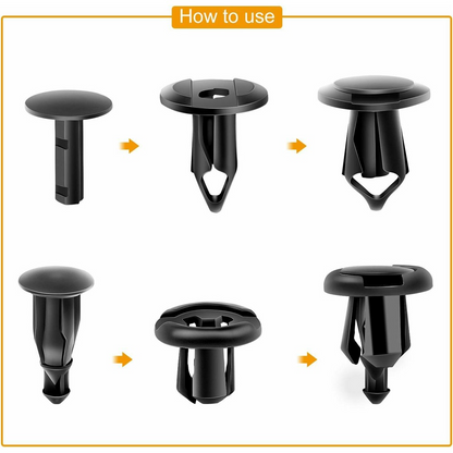 OEM Auto Clips / Klemmen Kit, 200in1