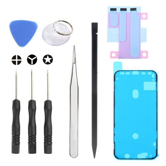 Kit de réparation Jiafa JF-8162 pour remplacement de batterie Apple iPhone 16 Pro, 9 en 1